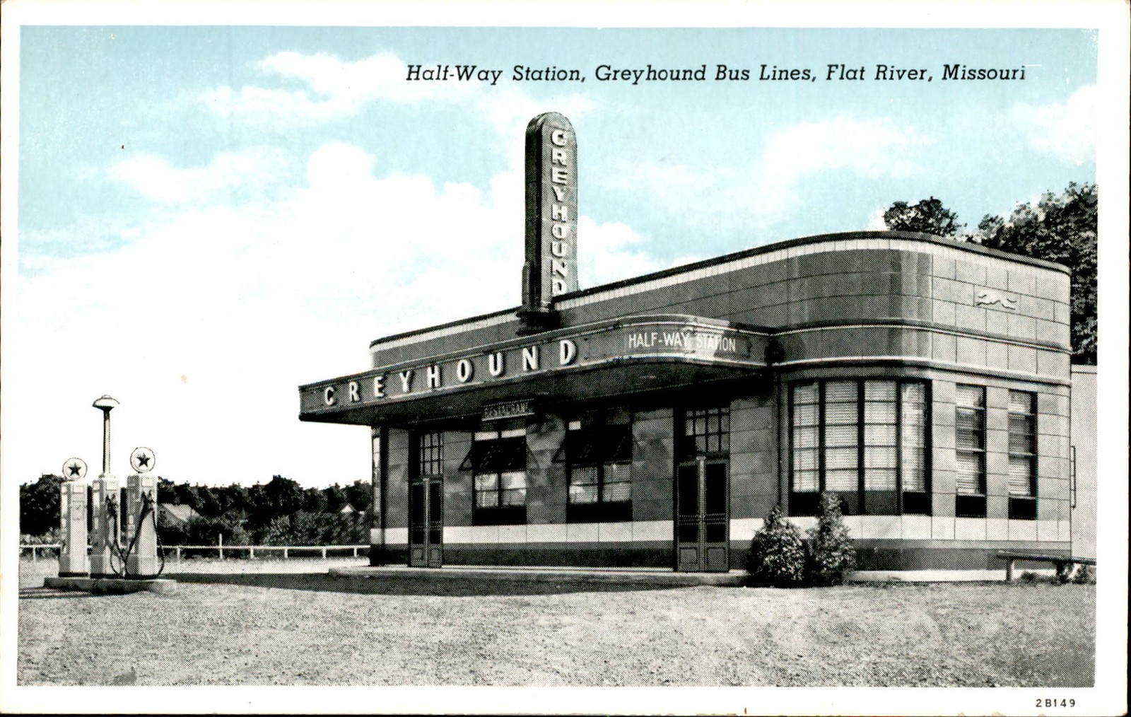 Half-Way Station, Flat River, Missouri Postcard Half-Way Station, Flat River, Missouri Postcard