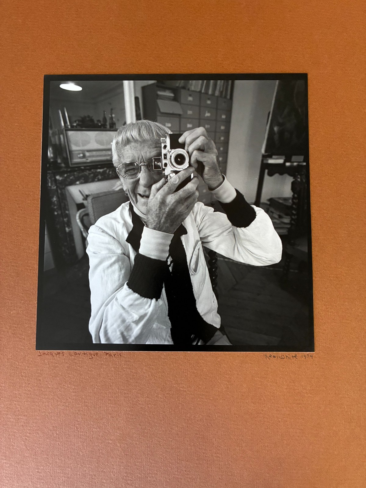 Jacques Henri Lartigue Paris 1974 Vintage Photograph Signed Neal White Jacques Henri Lartigue Paris 1974 Vintage Photograph Signed Neal White