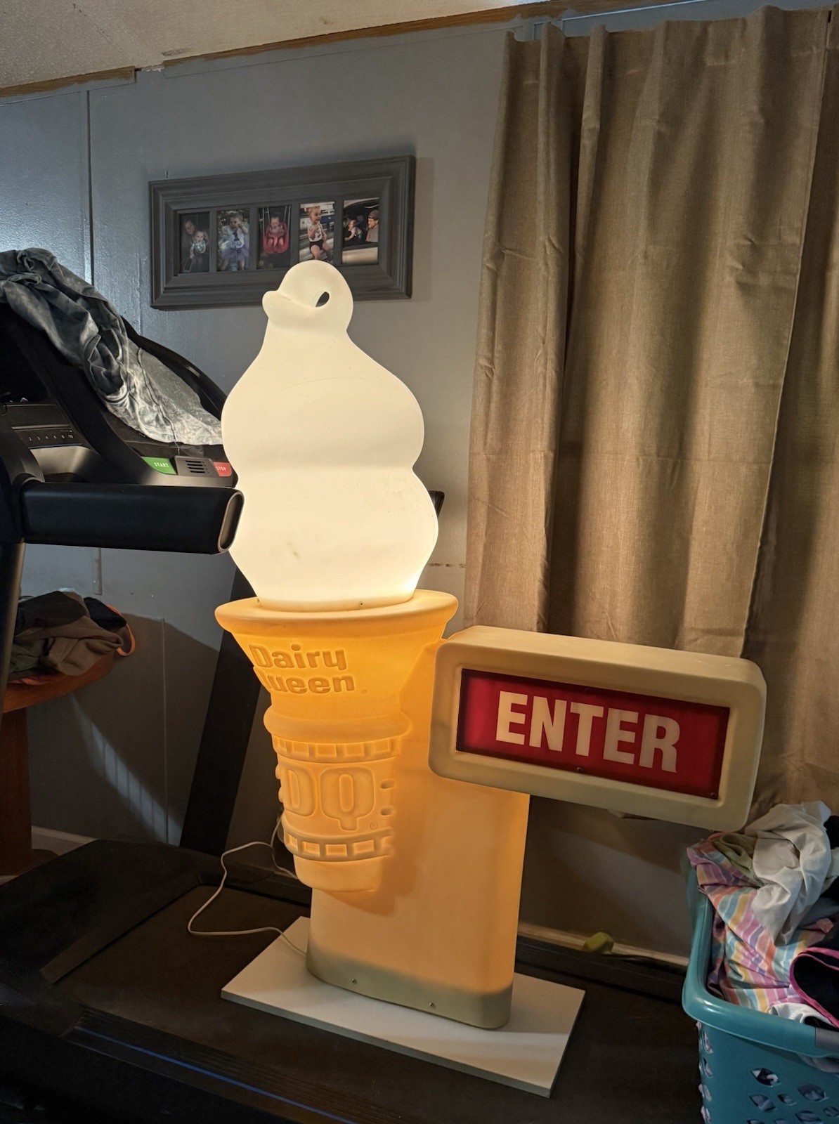 Vintage Dairy Queen Entrance Sign Mold Light Up Vintage Dairy Queen Entrance Sign Mold Light Up