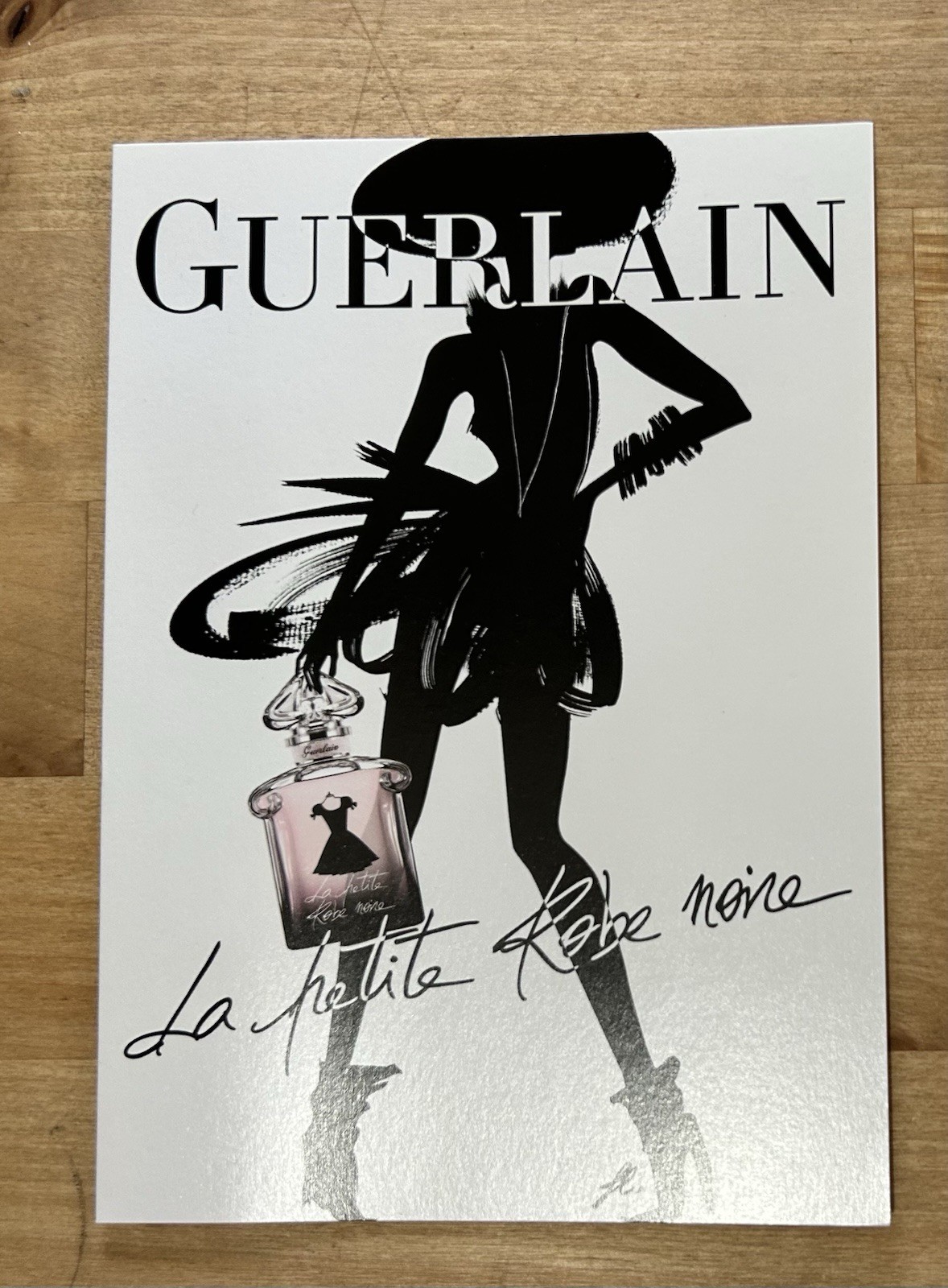 Guerlain Vintage Fragrance Launch Cards Set of 5 Perfume Advertising Photo