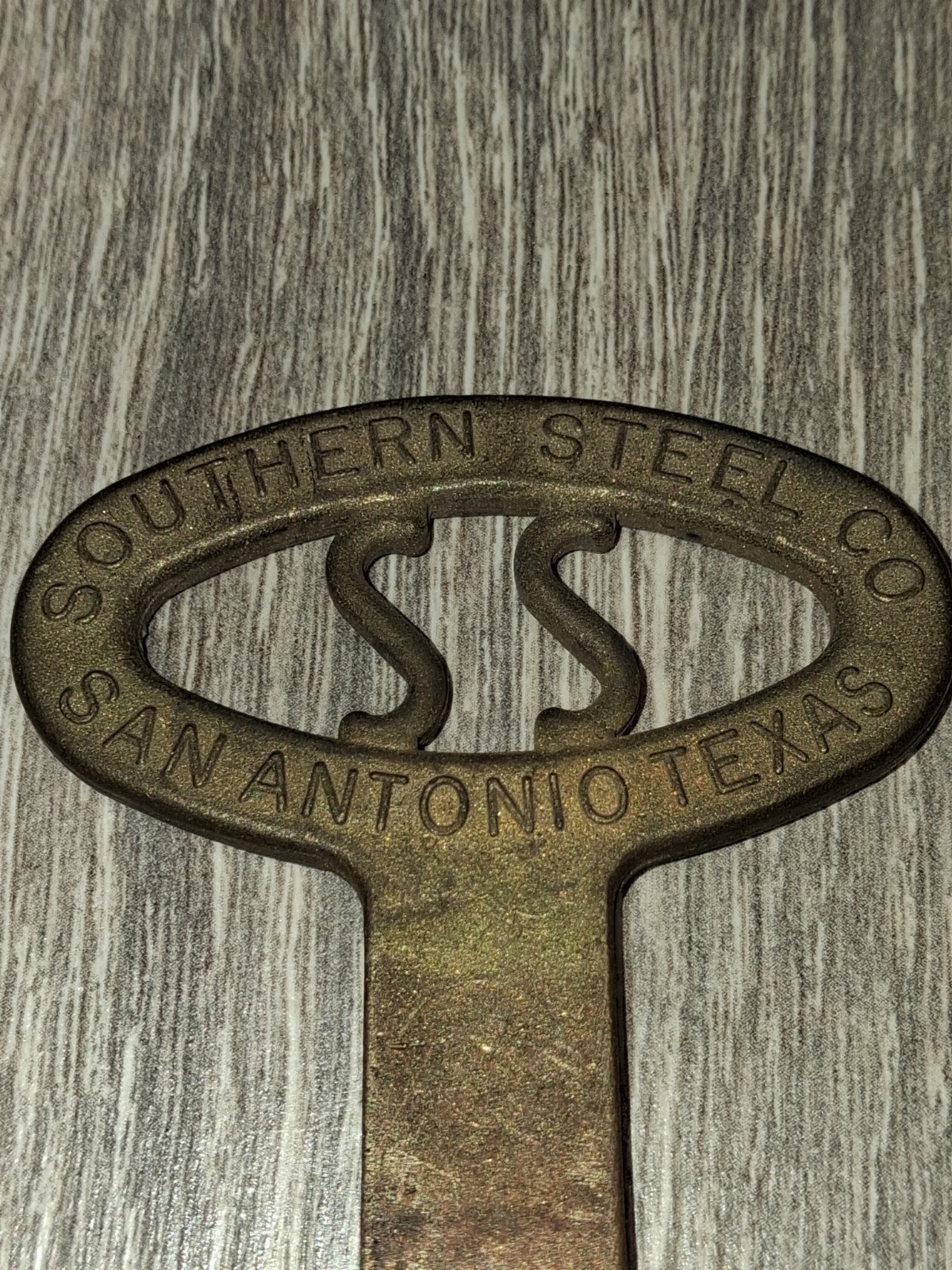 Vintage Southern Steel Co San Antonio TX Prison Jail Key Shakedown Contraband 