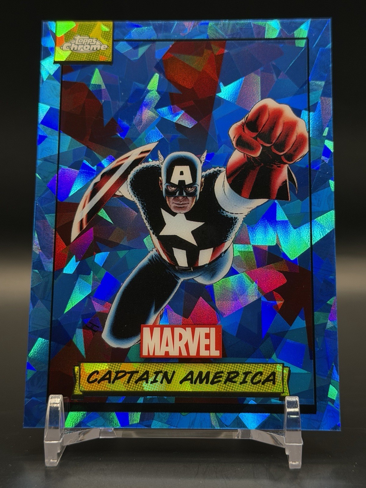 2024 Topps Chrome Marvel Sapphire #92 Captain America 2024 Topps Chrome Marvel Sapphire #92 Captain America