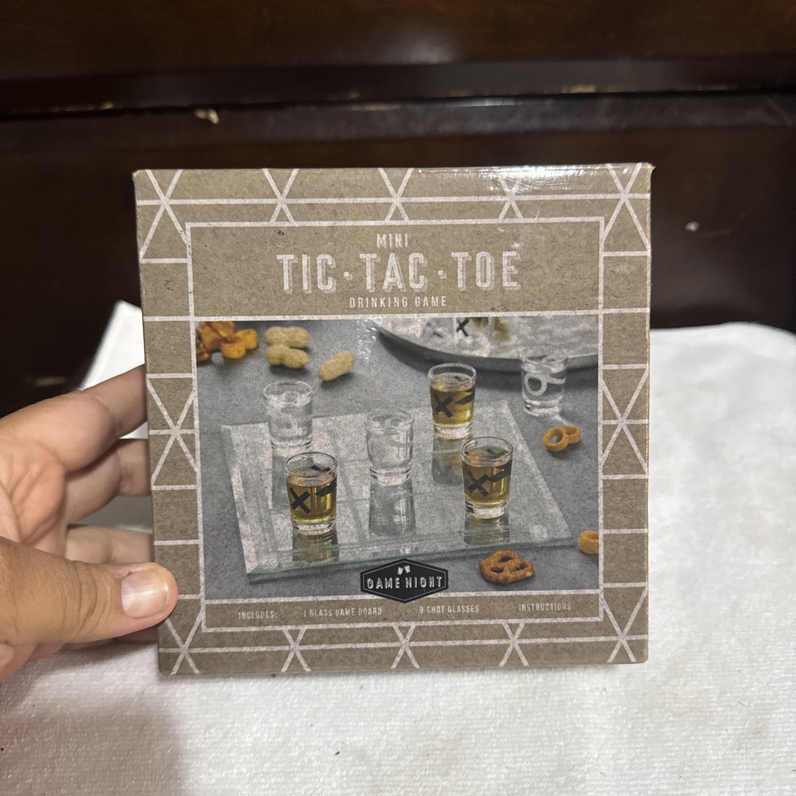 Mini Tic Tac Toe Shot Glass Drinking Game By Game Night New In Box Factory Seal Mini Tic Tac Toe Shot Glass Drinking Game By Game Night New In Box Factory Seal