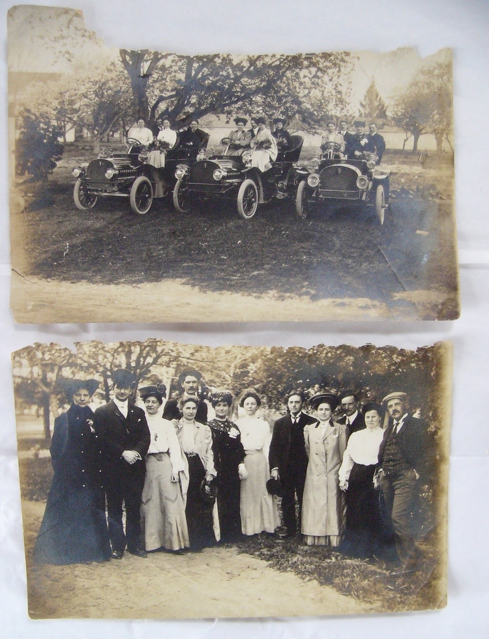 Antique Photo Brass Era Touring Cars 1910 BUICK, Franklin Model G, POPE-Hartford Antique Photo Brass Era Touring Cars 1910 BUICK, Franklin Model G, POPE-Hartford