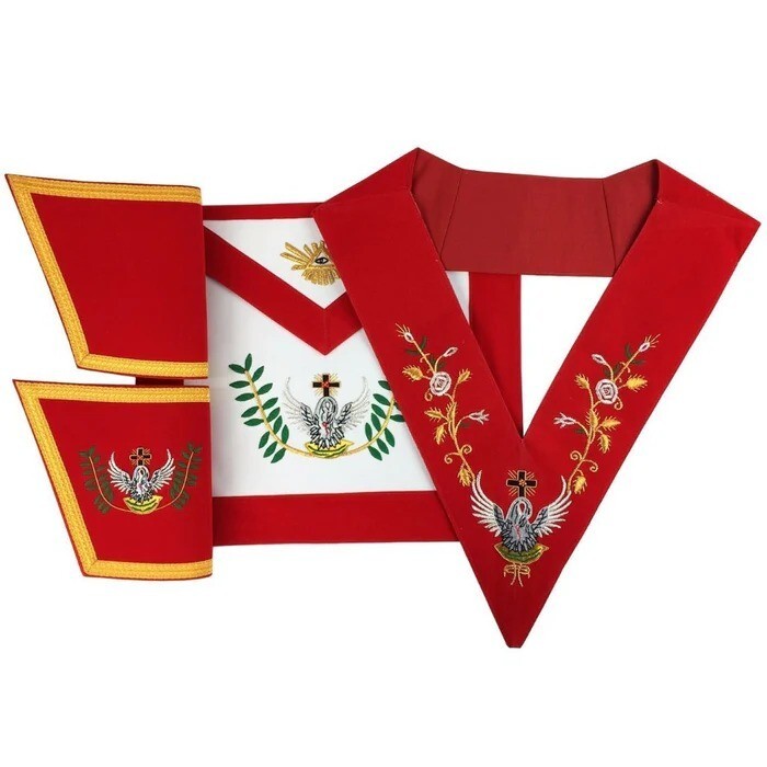 18TH DEGREE SCOTTISH RITE REGALIA SET – HAND EMBROIDERY 18TH DEGREE SCOTTISH RITE REGALIA SET – HAND EMBROIDERY