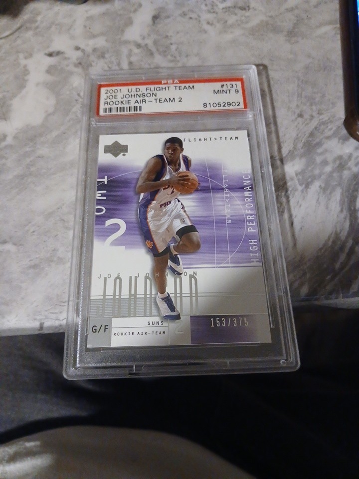 2001-02 upper deck flight team Joe Johnson  Rookie Air Team 2 /375