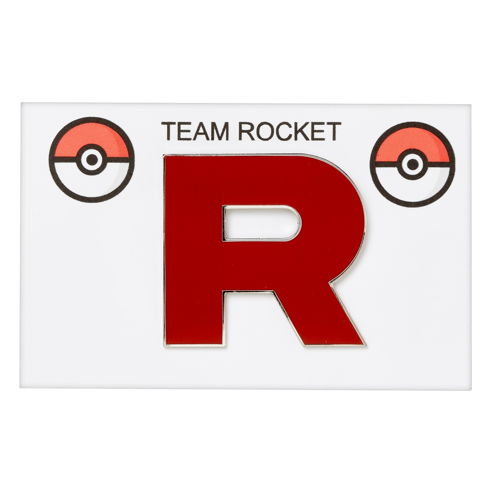 Pokémon "Team Rocket" Generations 1&2 Villain Team Metal Collectible Pin / Badge Pokémon "Team Rocket" Generations 1&2 Villain Team Metal Collectible Pin / Badge