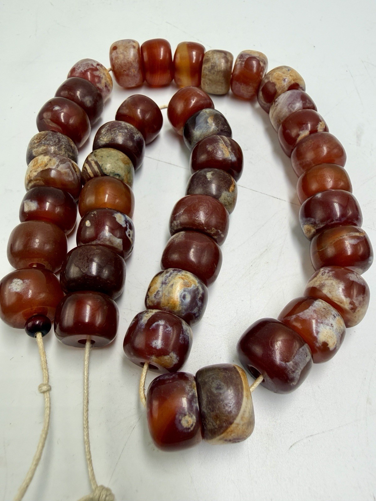 Afghan Old Agate Roman Stone beads Wonderful Strand Necklace