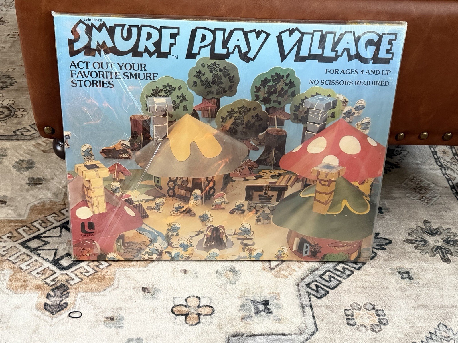 Vintage SMURF Play Village 1981 Peyo NEW SEALED Vintage SMURF Play Village 1981 Peyo NEW SEALED