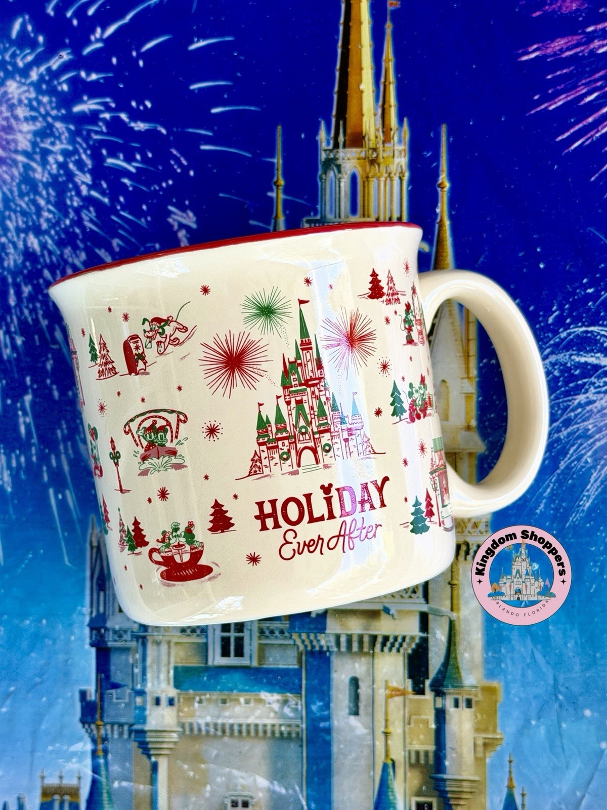 Disney Hallmark Holiday Ever After Kitchen Zrike Brands Coffee Mug 20 Oz. New Disney Hallmark Holiday Ever After Kitchen Zrike Brands Coffee Mug 20 Oz. New