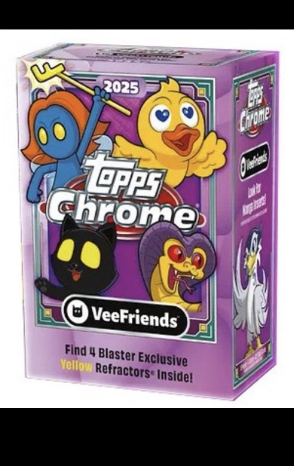 Topps 2025 Topps Chrome VeeFriends Blaster Box Refractor Trading Cards Topps 2025 Topps Chrome VeeFriends Blaster Box Refractor Trading Cards
