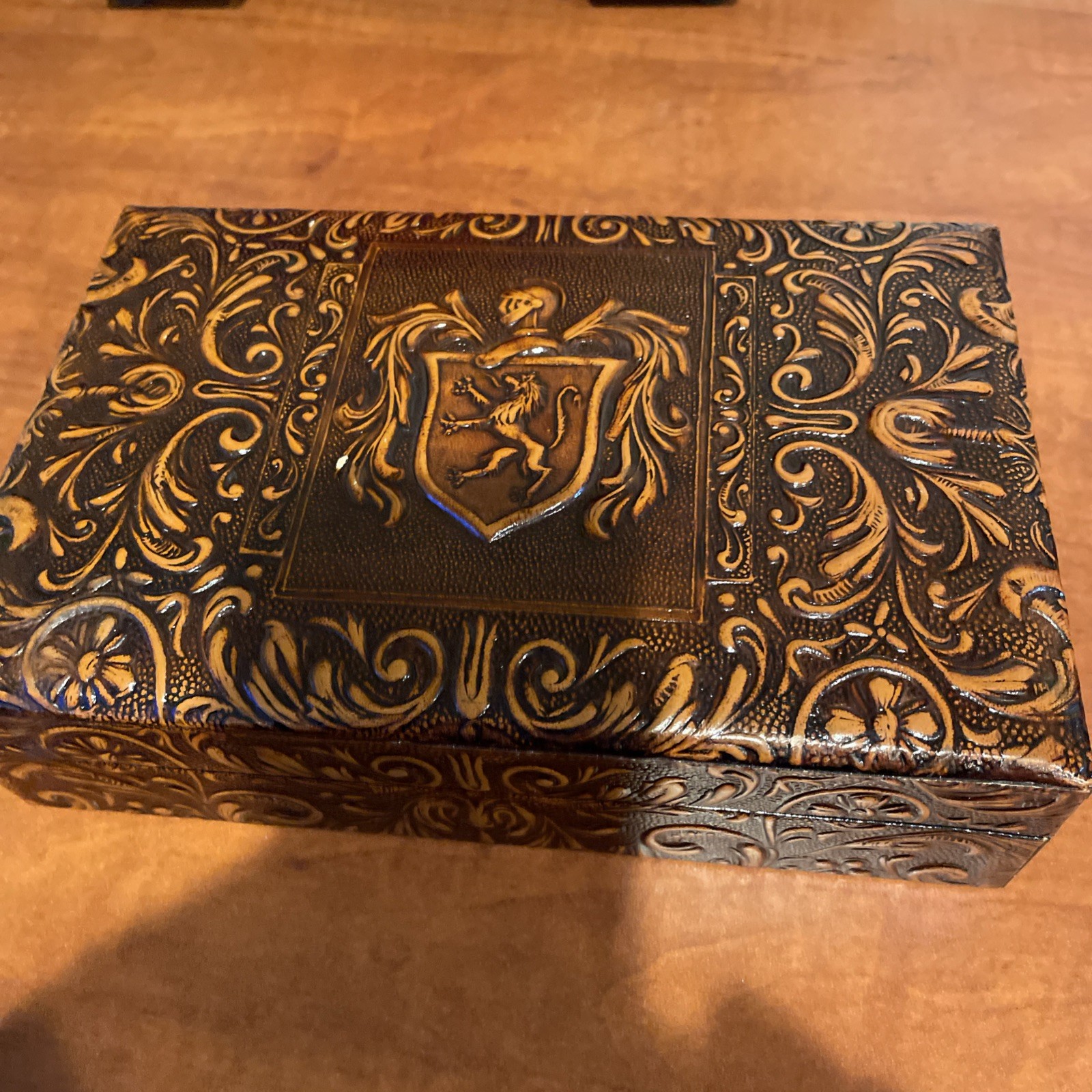 Antique Tooled Box Antique Tooled Box