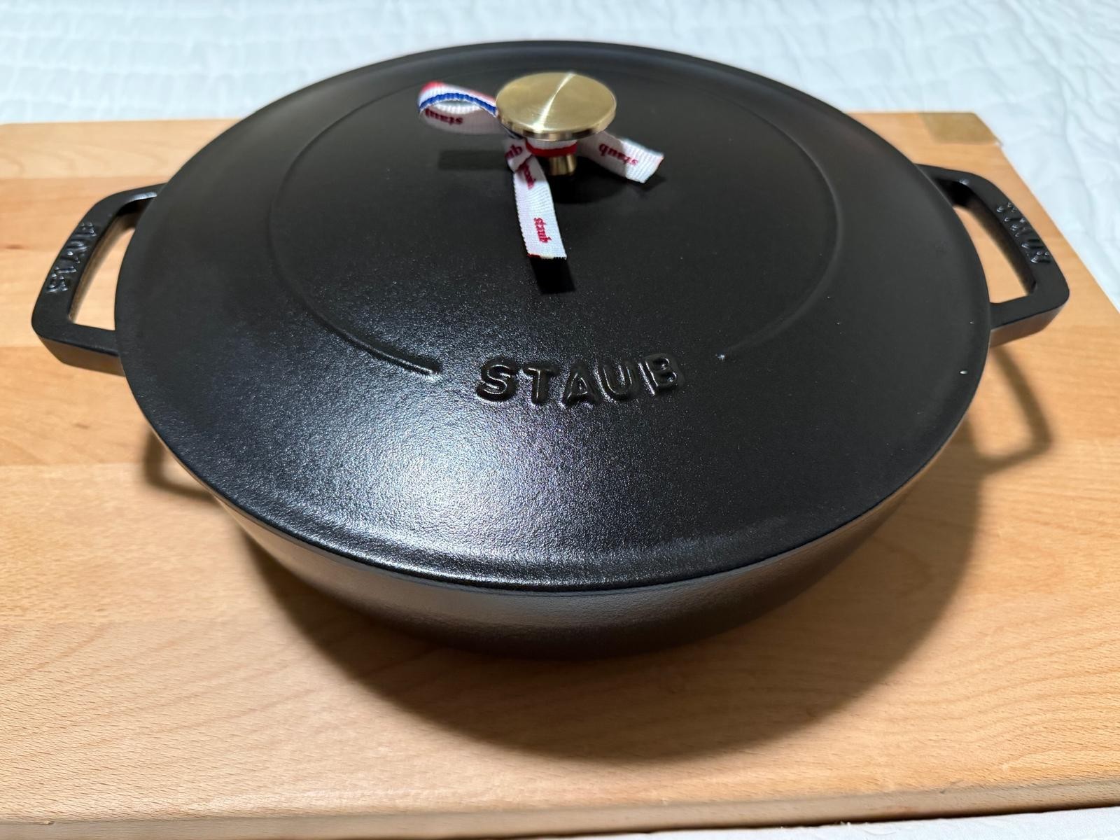 Staud Cast Iron 28cm, Dutch oven Chistera, Black Matte Staud Cast Iron 28cm, Dutch oven Chistera, Black Matte