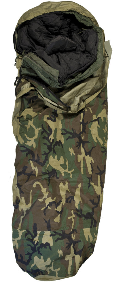 USGI MSS Modular Sleep System 4 Piece Woodland Camo USGI MSS Modular Sleep System 4 Piece Woodland Camo