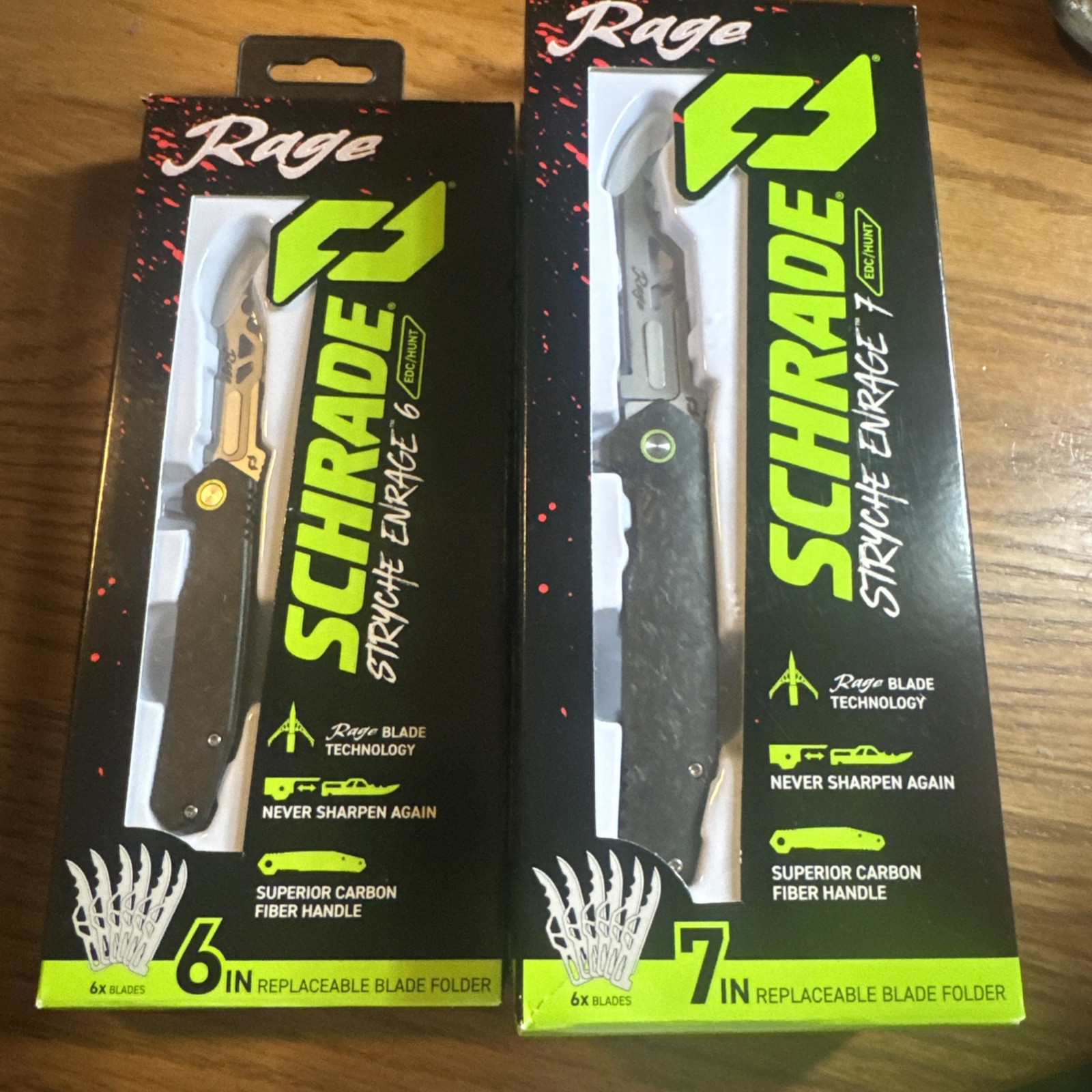 Schrade x Rage Styrche Enrage 6 7 Knife lot Schrade x Rage Styrche Enrage 6 7 Knife lot