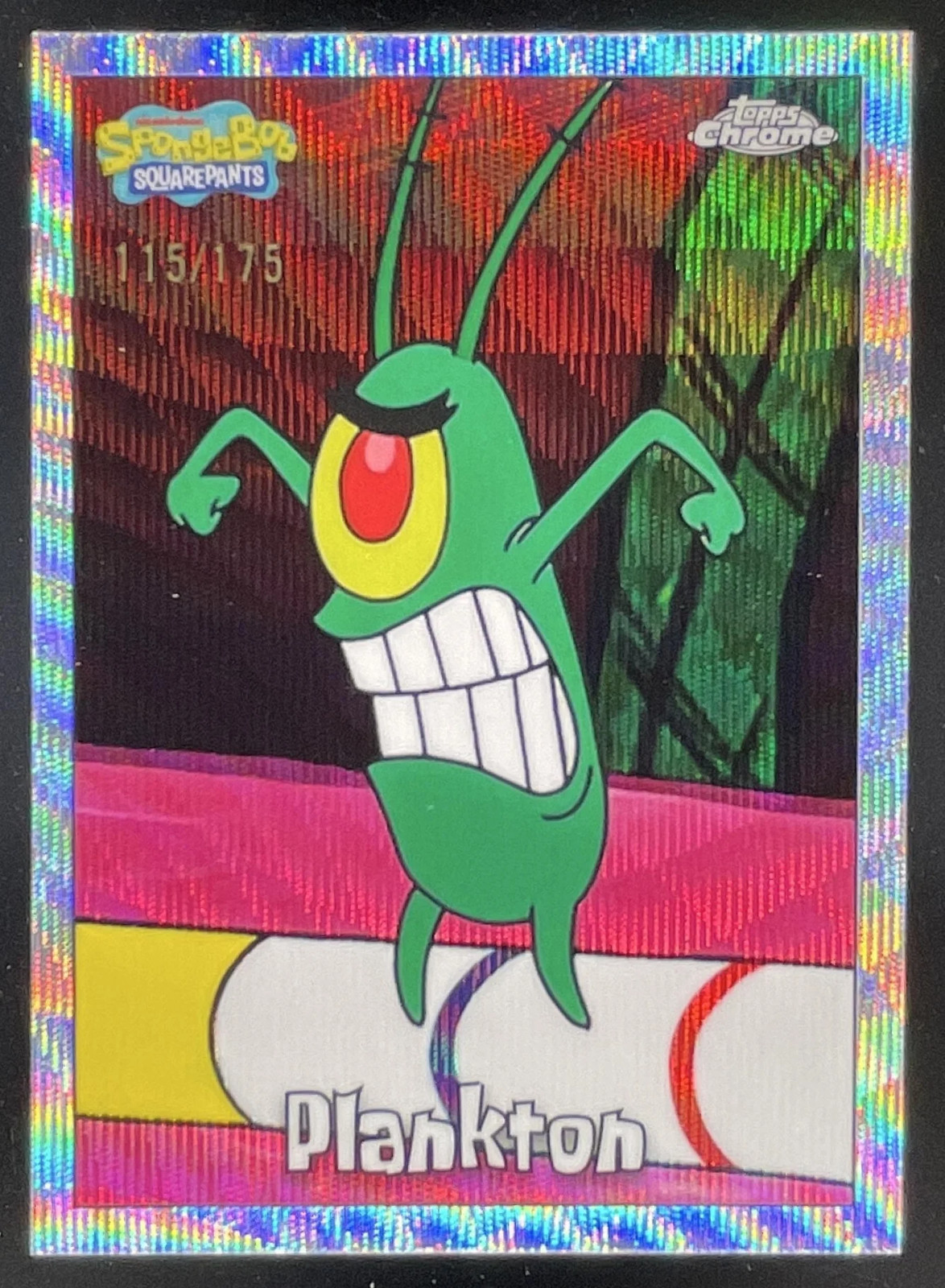 2025 Topps Chrome SpongeBob SquarePants 25th Anniversary Wave #29 Plankton /175 2025 Topps Chrome SpongeBob SquarePants 25th Anniversary Wave #29 Plankton /175