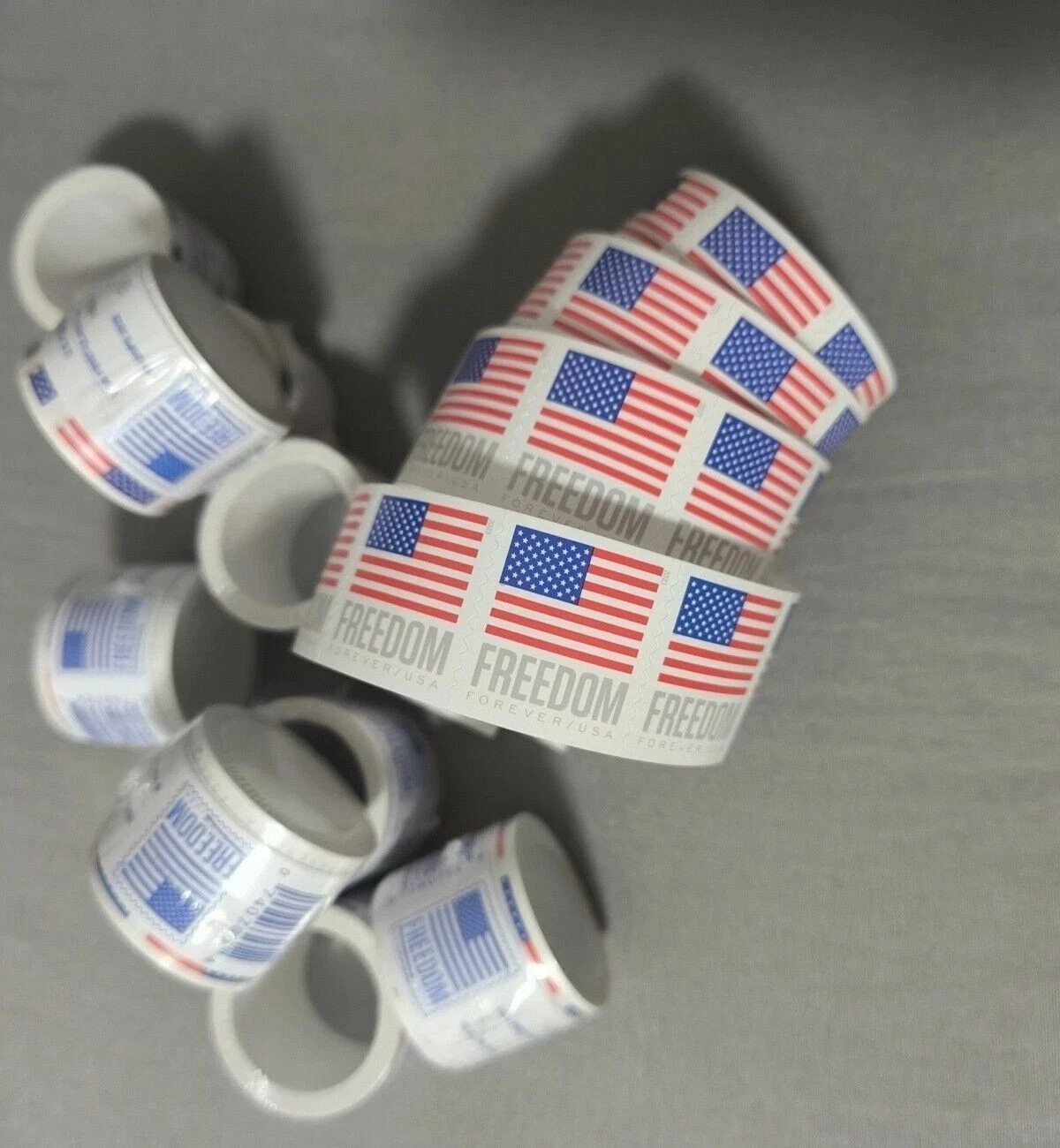 10 Roll Of 100 2023 U.S. Flag First Class US Postage Stamps 1000PCS New-- 10 Roll Of 100 2023 U.S. Flag First Class US Postage Stamps 1000PCS New--