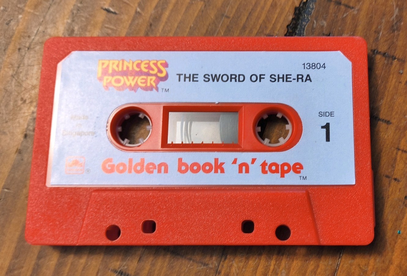 Rare Vtg 1985 She-Ra Princess of Power Golden Book Story Cassette Tape He-Man Rare Vtg 1985 She-Ra Princess of Power Golden Book Story Cassette Tape He-Man