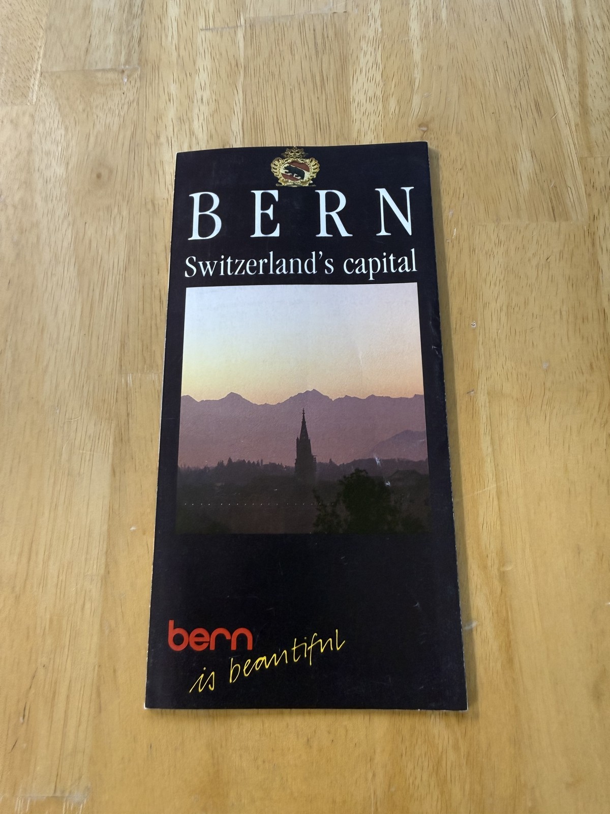 Vintage Bern Switzerland's Capital Travel Brochure Map Bern Is Beautiful