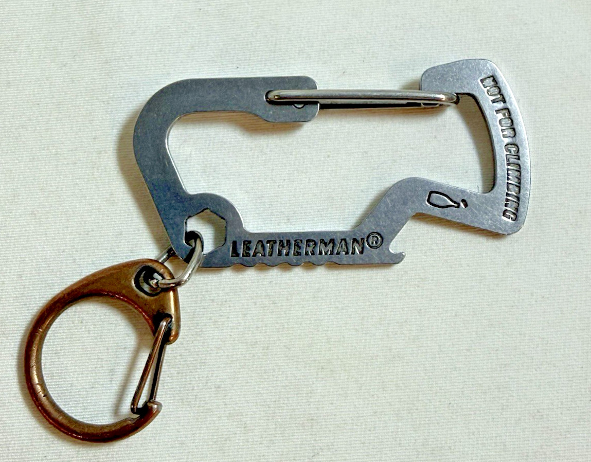 Leatherman Carabiner Accessory Clip with Bottle Opener & Hex Wrench Leatherman Carabiner Accessory Clip with Bottle Opener & Hex Wrench