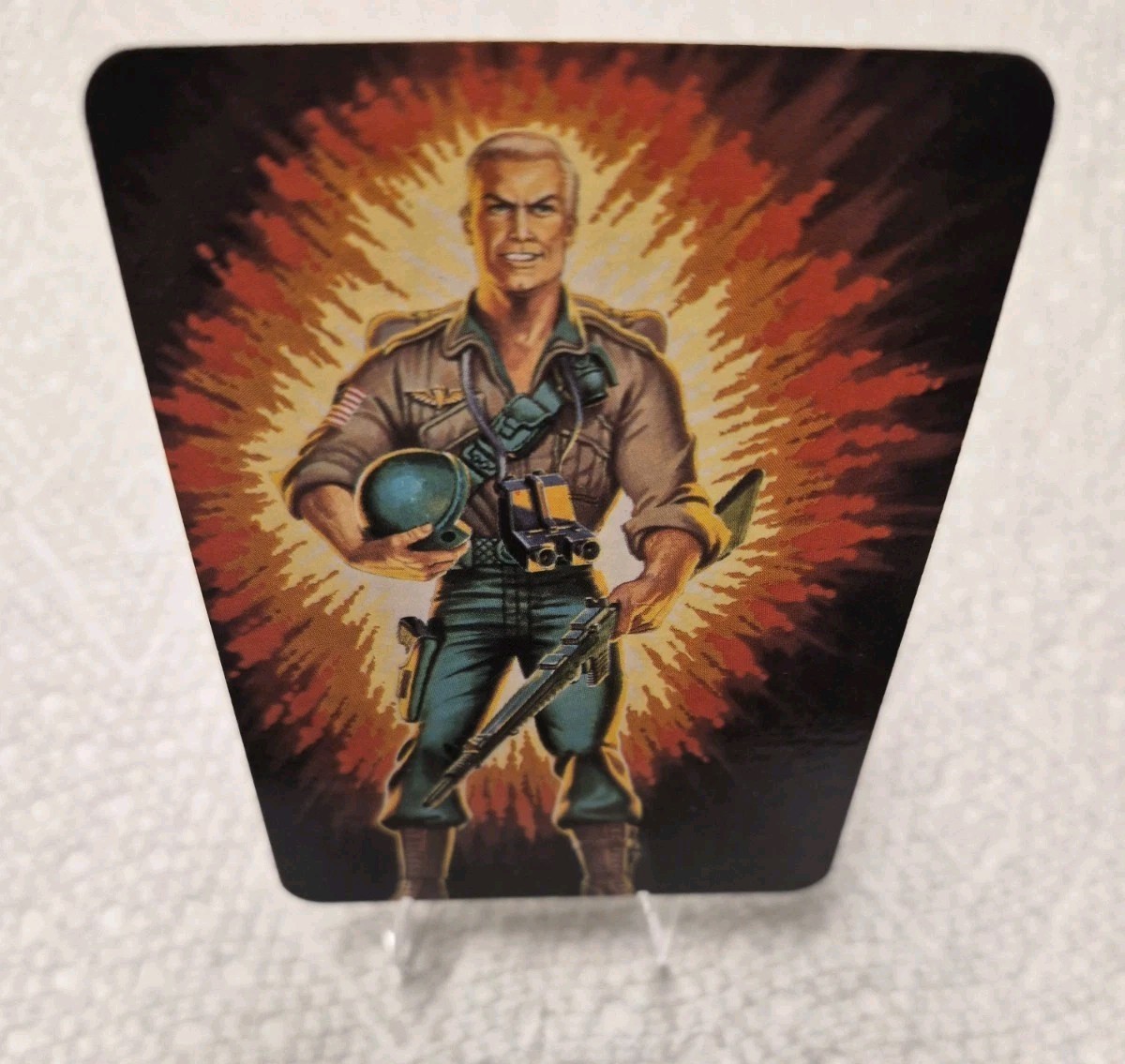 1986 Hasbro G.I. JOE Action Card First Sergeant DUKE # 15, Very Nice Condition 1986 Hasbro G.I. JOE Action Card First Sergeant DUKE # 15, Very Nice Condition