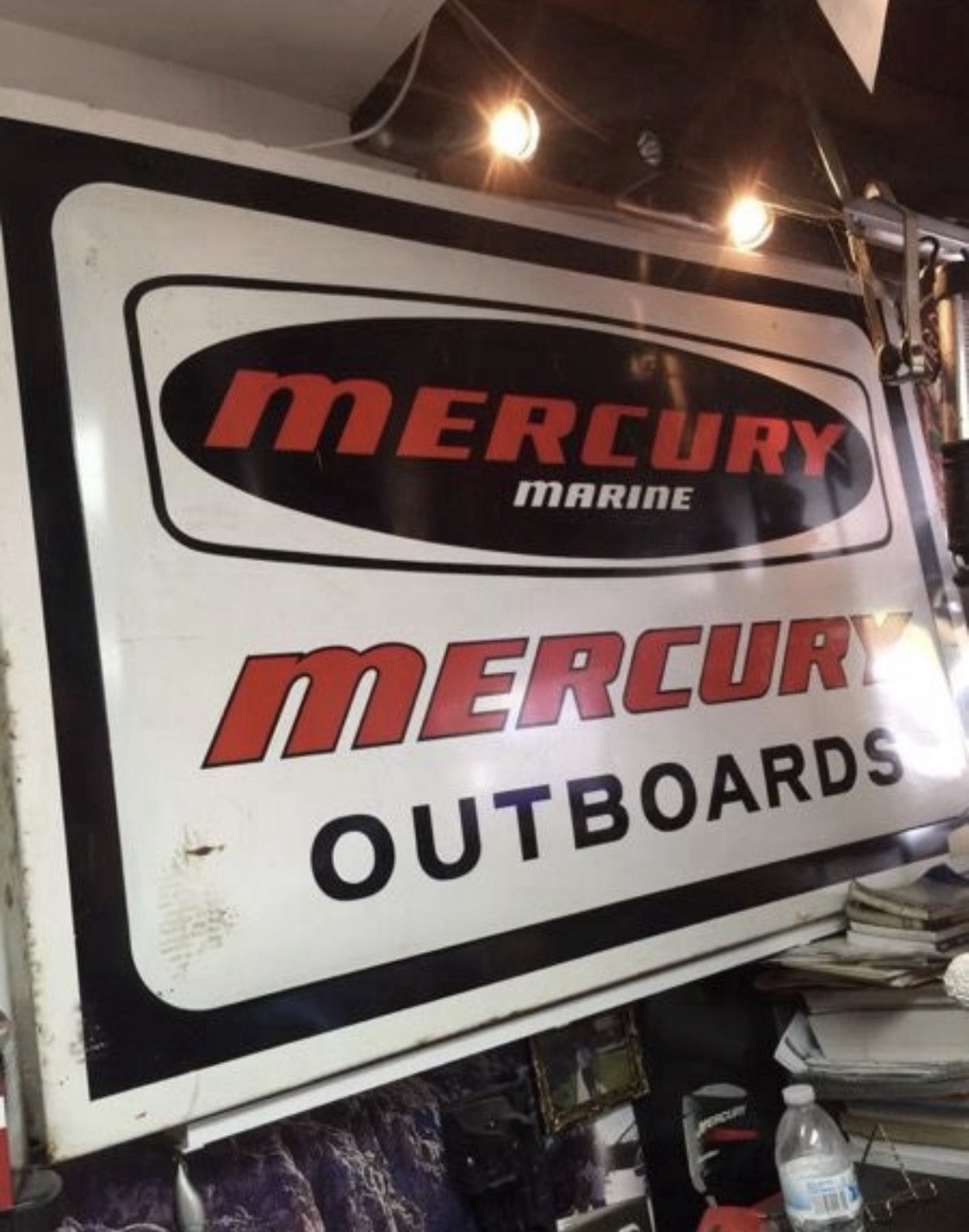 Mercury Outboard Motor Sign
