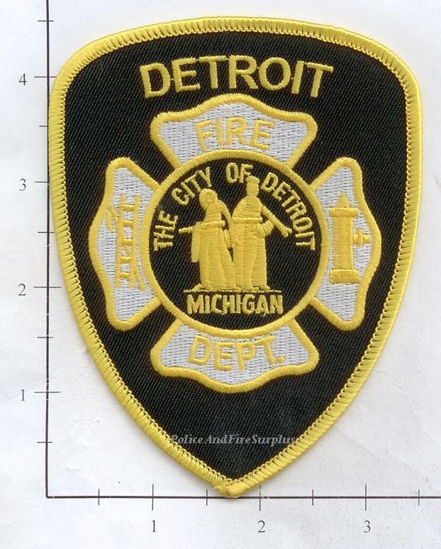 Michigan - Detroit MI Fire Dept Patch v1 Michigan - Detroit MI Fire Dept Patch v1