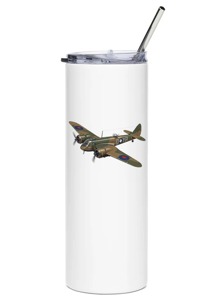 Bristol Blenheim Stainless Steel Water Tumbler with straw - 20oz. Bristol Blenheim Stainless Steel Water Tumbler with straw - 20oz.
