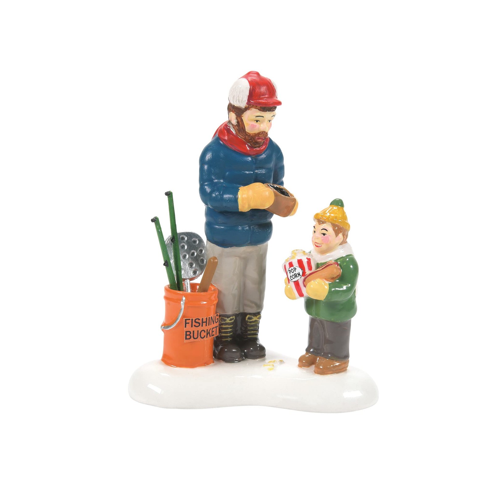 Department 56 Original Snow Village "Save Some Room for Fish Sticks" Figures Department 56 Original Snow Village "Save Some Room for Fish Sticks" Figures
