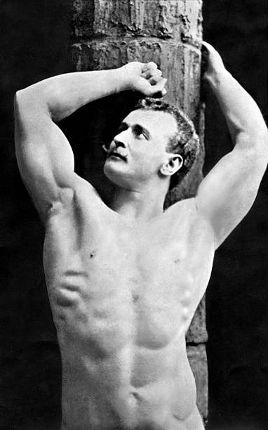Eugen Sandow strength athlete bodybuilder actually Friedrich W- 1910 Old Photo