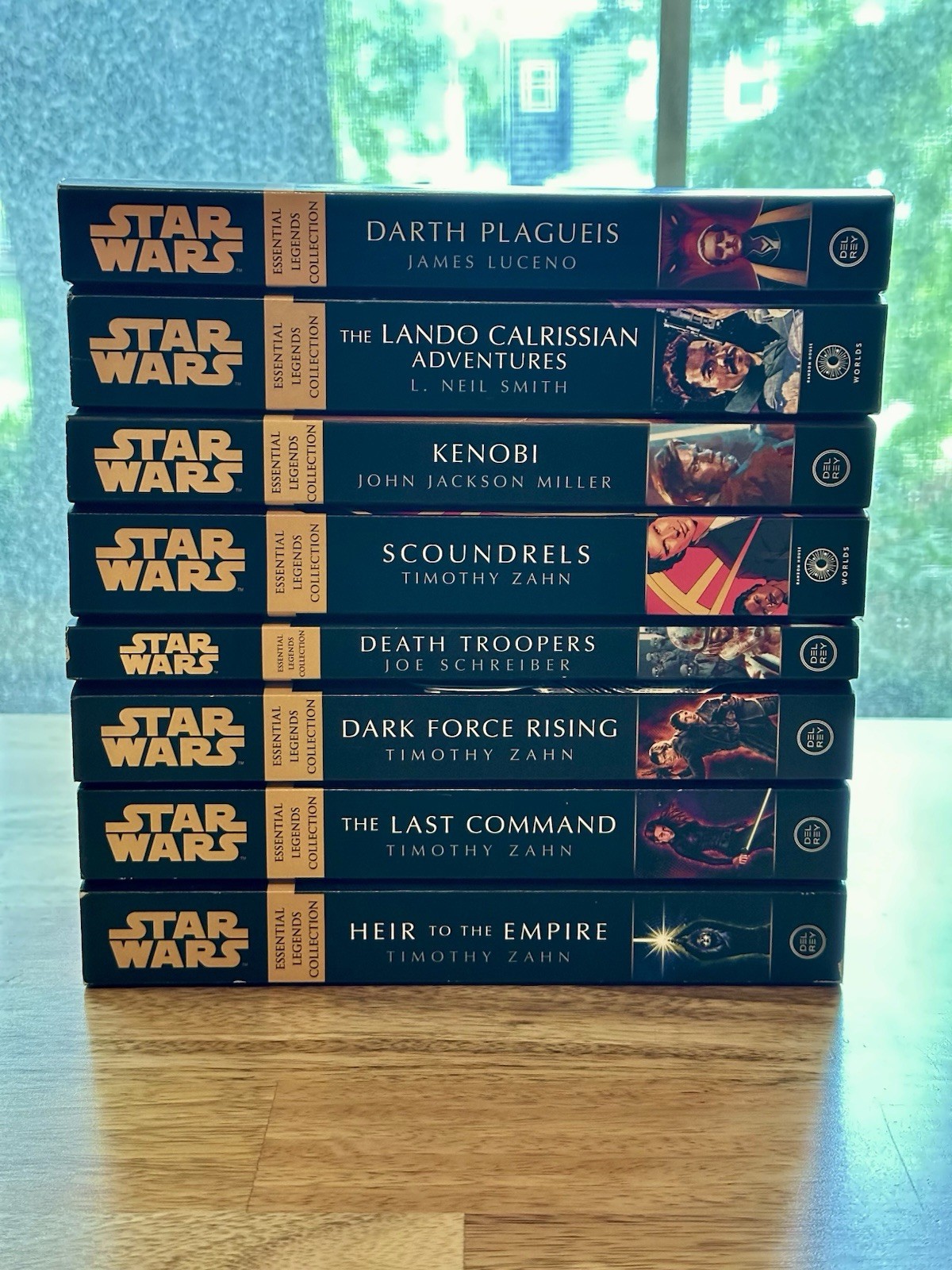 Star Wars Legends Del Rey Lot - Expanded Universe- 8 Books Thrawn Mara Jade