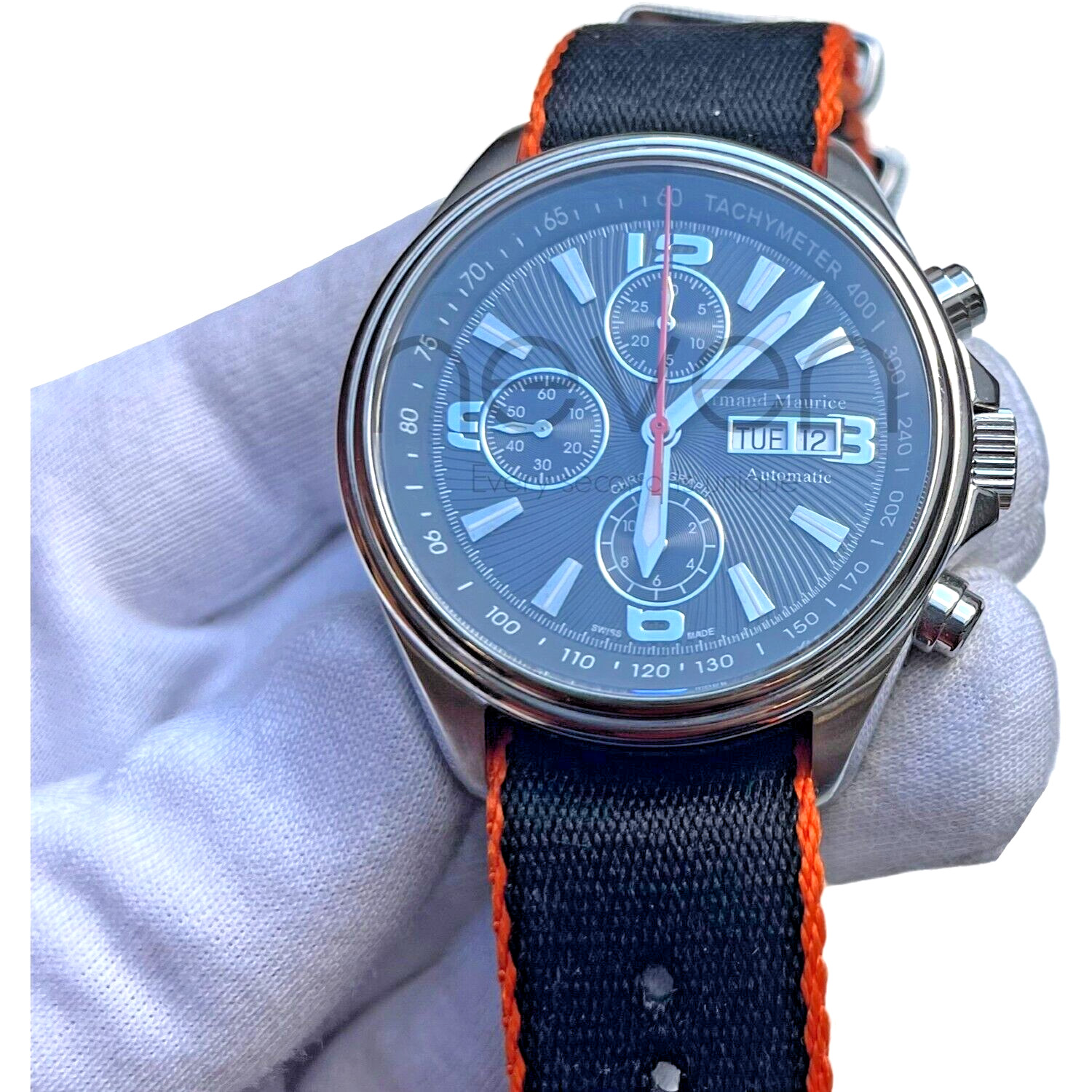 ARMAND MAURICE - AUTOMATIC - SWISS MADE - Ø44MM - 5 ATM - GREY DIAL - FABRIK ARMAND MAURICE - AUTOMATIC - SWISS MADE - Ø44MM - 5 ATM - GREY DIAL - FABRIK