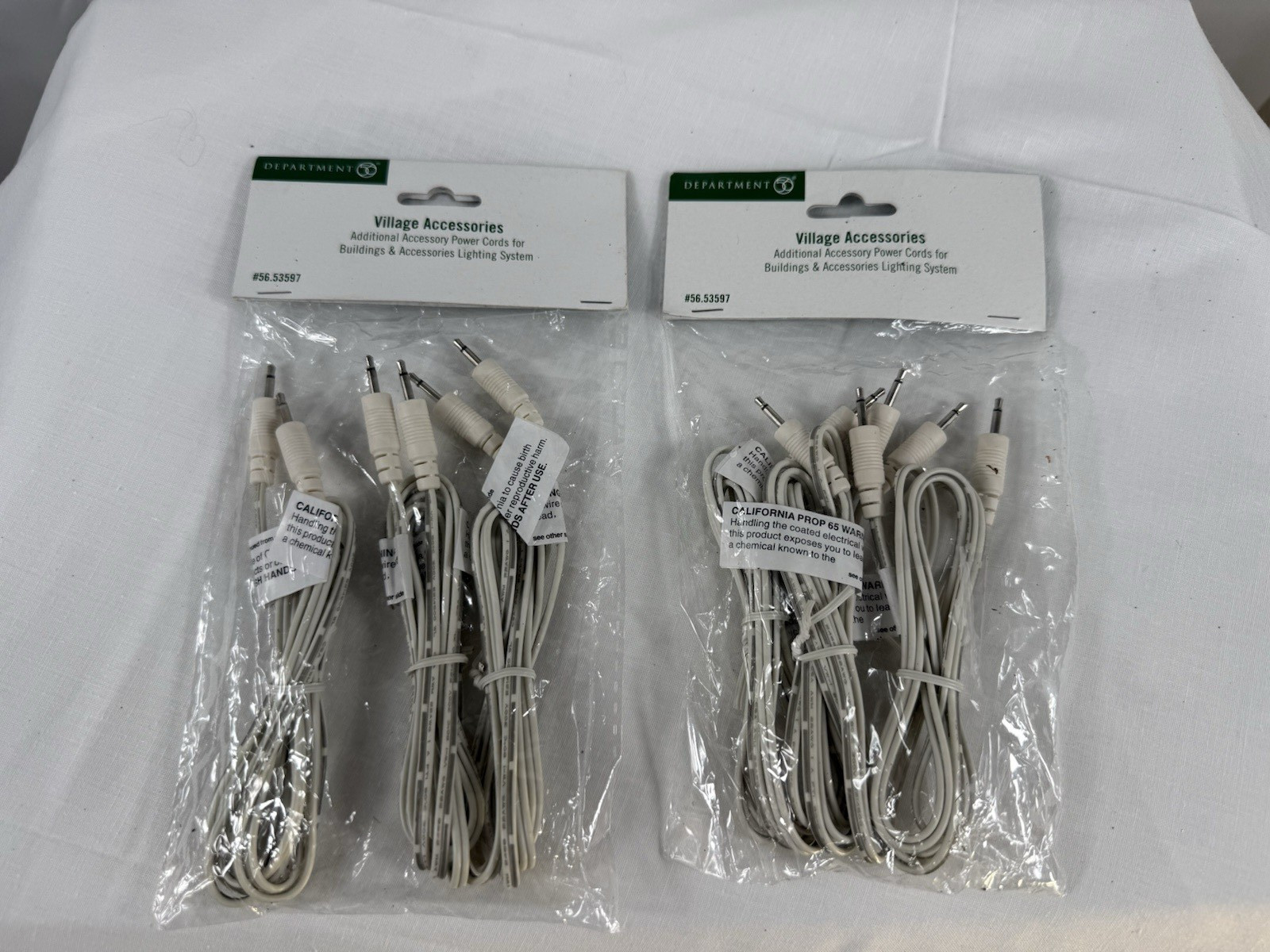 2 Dept 56 Village Accessory-Additional Power Cords for Buildings and lighting 2 Dept 56 Village Accessory-Additional Power Cords for Buildings and lighting