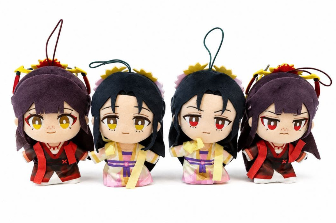 Though I Am an Inept Villainess Plush Mascot Charm KoreNui Set of 4 Complete