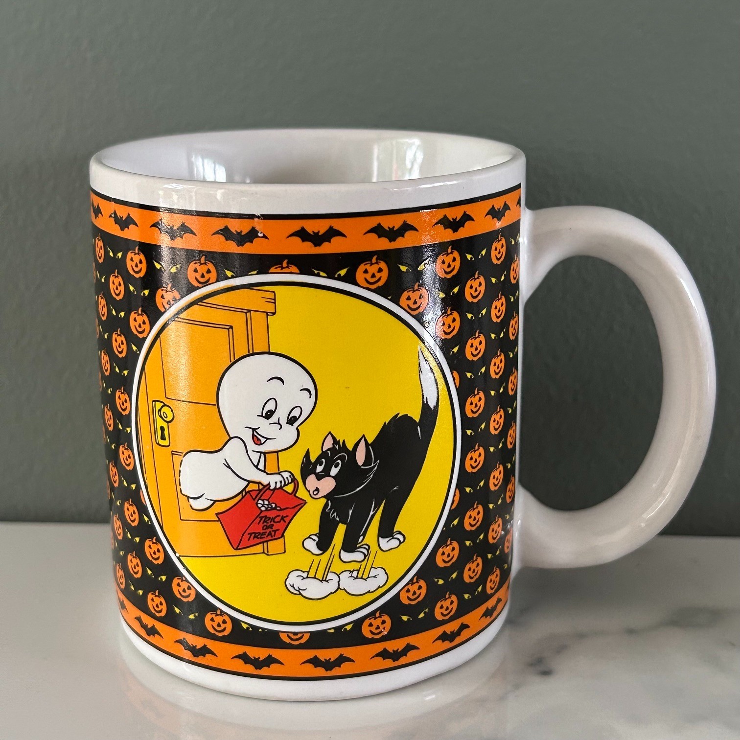 Vintage 1986 Casper Friendly Ghost Halloween Mugs - 19.99 ea/Buy More Save More