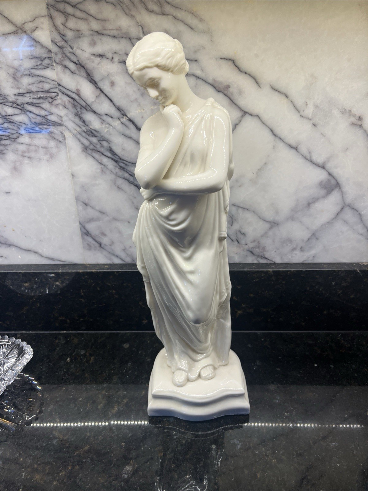 Belleek Porcelain Statue Belleek Porcelain Statue