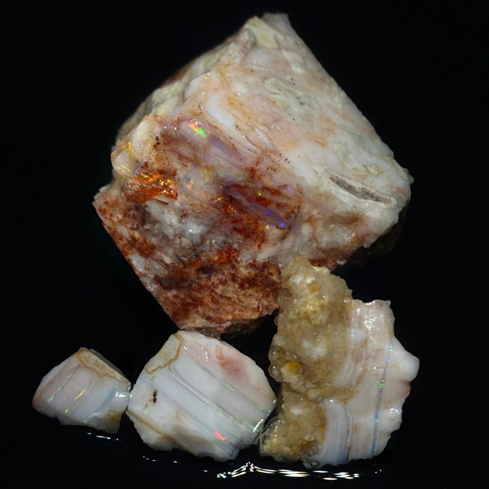 Rough Pink Spencer Idaho Starry Nova Opal Parcel Rough Pink Spencer Idaho Starry Nova Opal Parcel