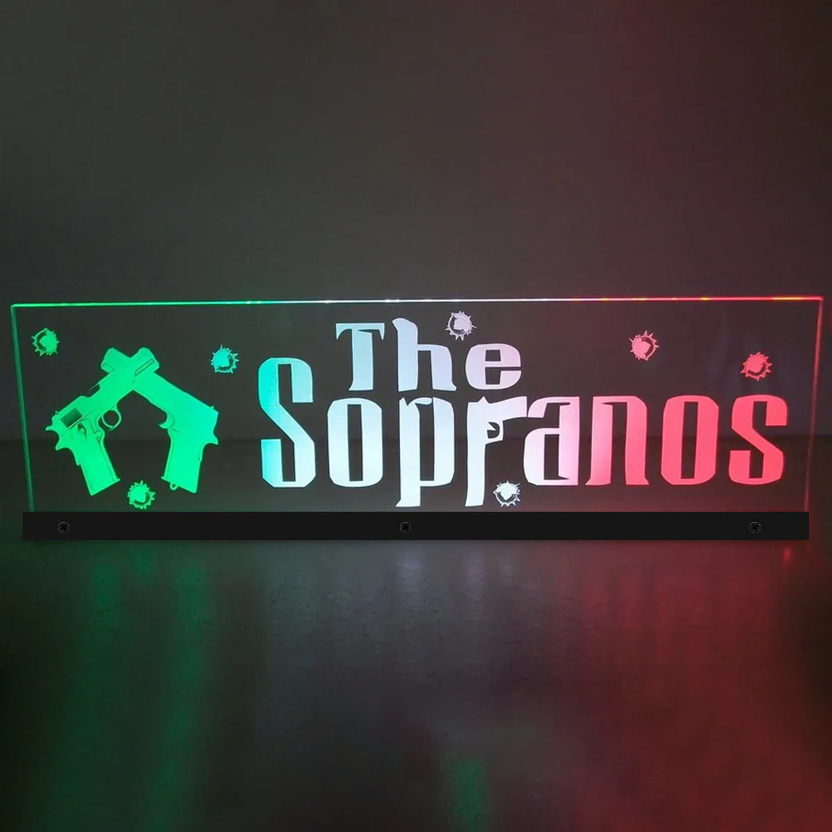 The Sopranos Pinball Topper Acrylic Rgb Led Topper for Pinball Machine The Sopranos Pinball Topper Acrylic Rgb Led Topper for Pinball Machine
