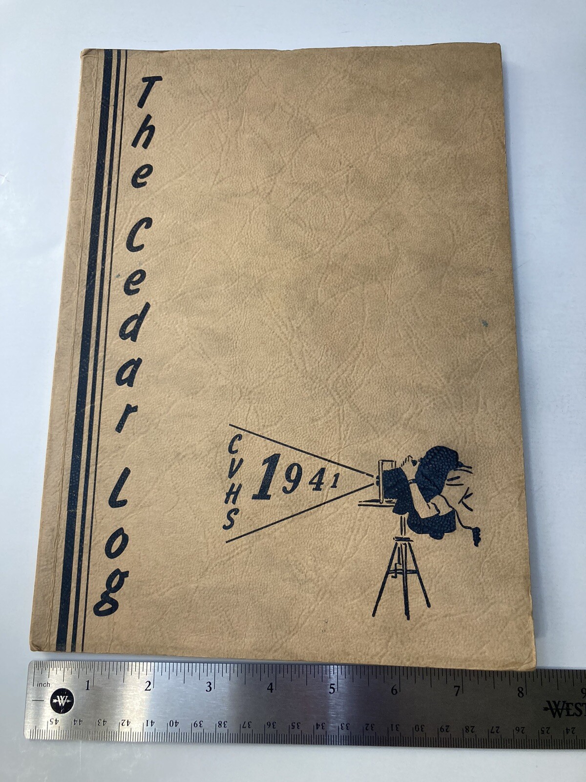 VINTAGE 1941 Cedar Vale Memorial High School Yearbook Signature LOADED WW2 Era VINTAGE 1941 Cedar Vale Memorial High School Yearbook Signature LOADED WW2 Era