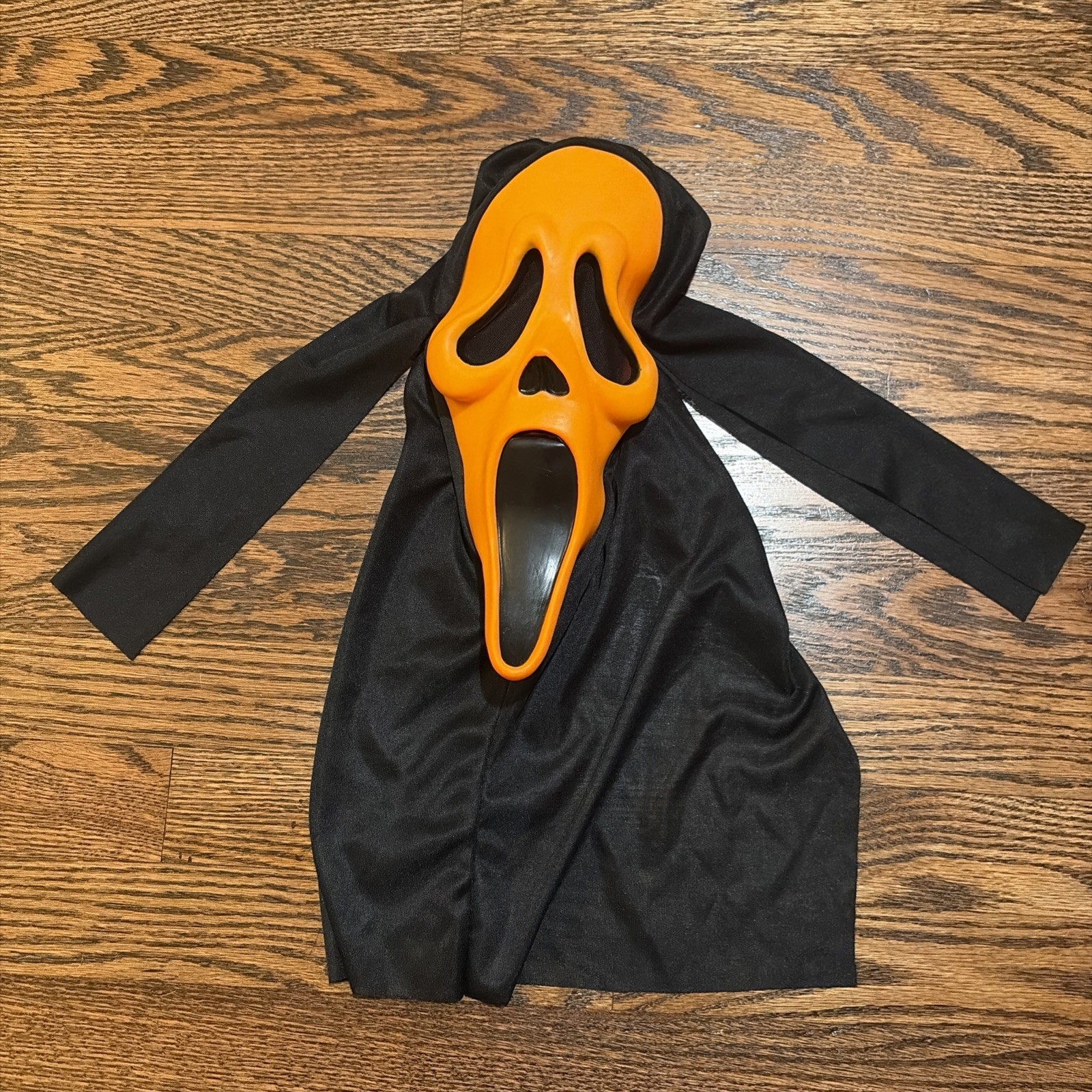 NICE Vintage Scream Ghostface Fluorescent Orange Mask Easter Unlimited HALLOWEEN NICE Vintage Scream Ghostface Fluorescent Orange Mask Easter Unlimited HALLOWEEN