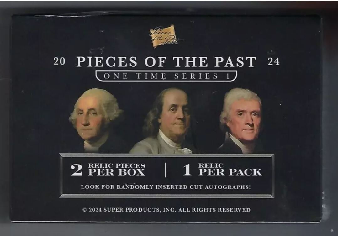 2024 Pieces of the Past One Time Series 1 Box 2 Relic Pieces Per Box 2024 Pieces of the Past One Time Series 1 Box 2 Relic Pieces Per Box
