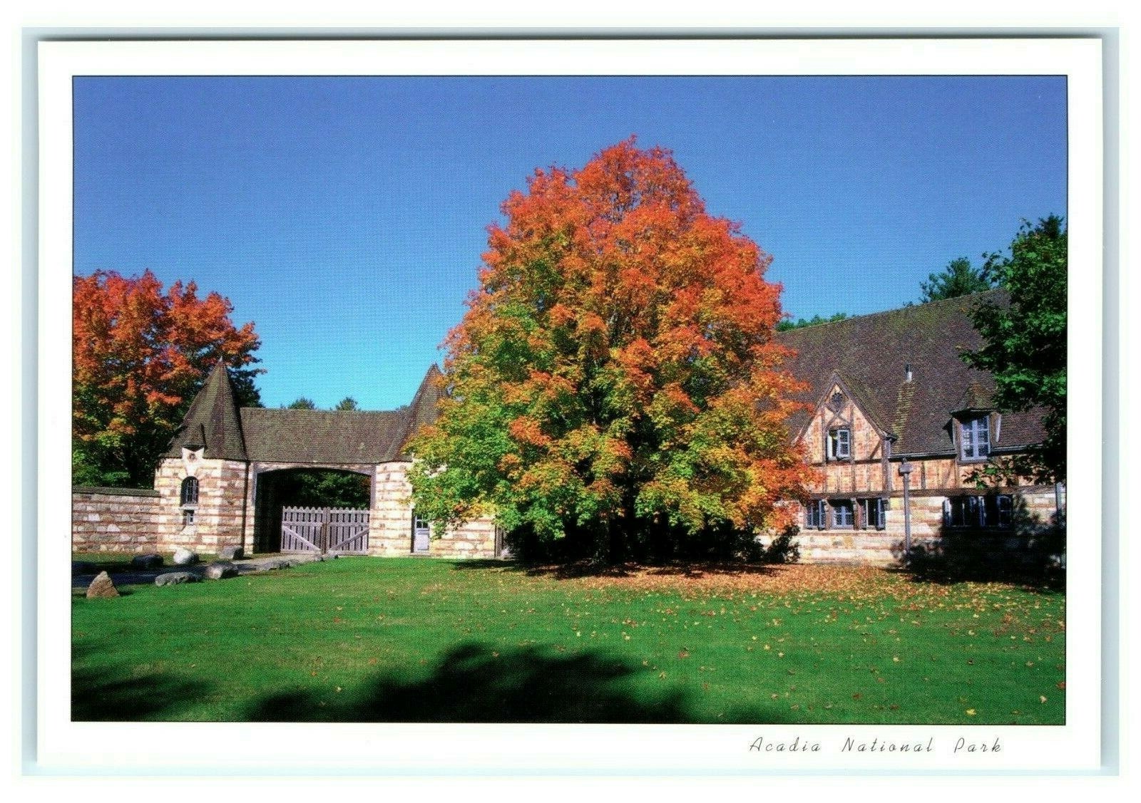 Postcard Jordan Pond Gate House near Hadlock Pond, Acadia Maine K9 Postcard Jordan Pond Gate House near Hadlock Pond, Acadia Maine K9