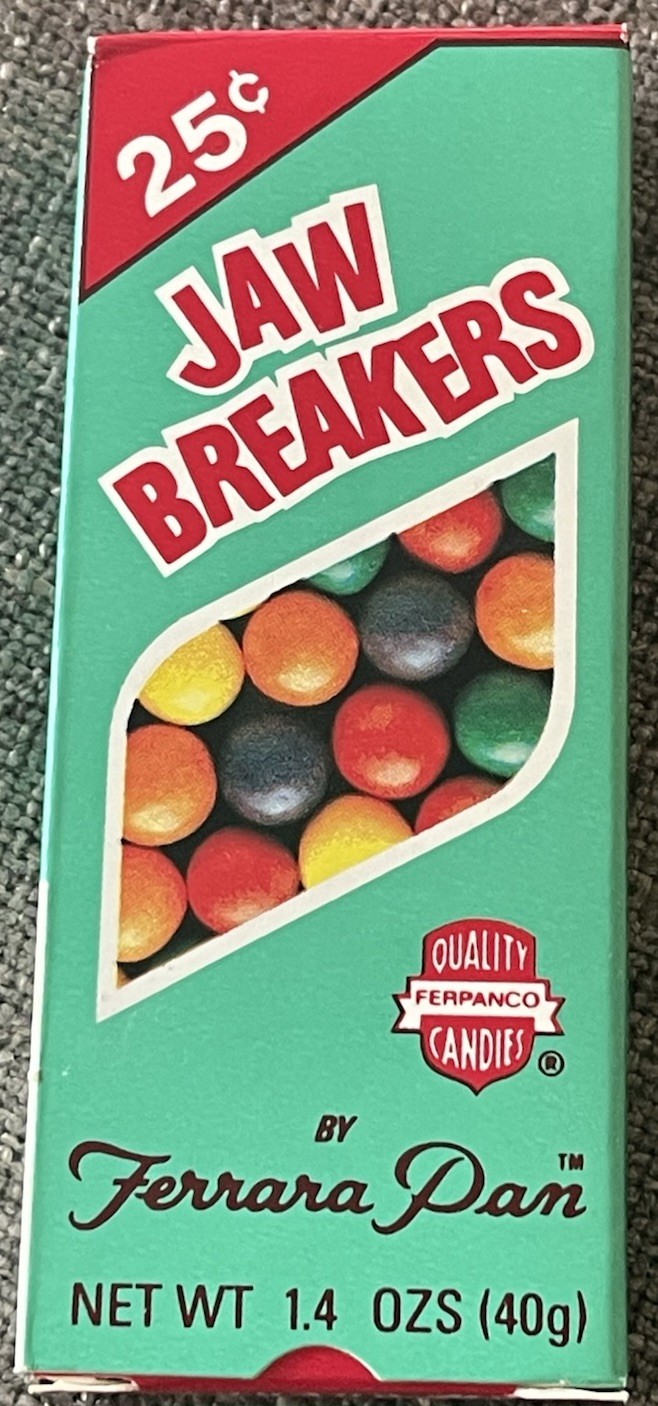 Vintage 1980’s FERRARA PAN JAW BREAKERS Unopened Box New Old Stock Vintage 1980’s FERRARA PAN JAW BREAKERS Unopened Box New Old Stock