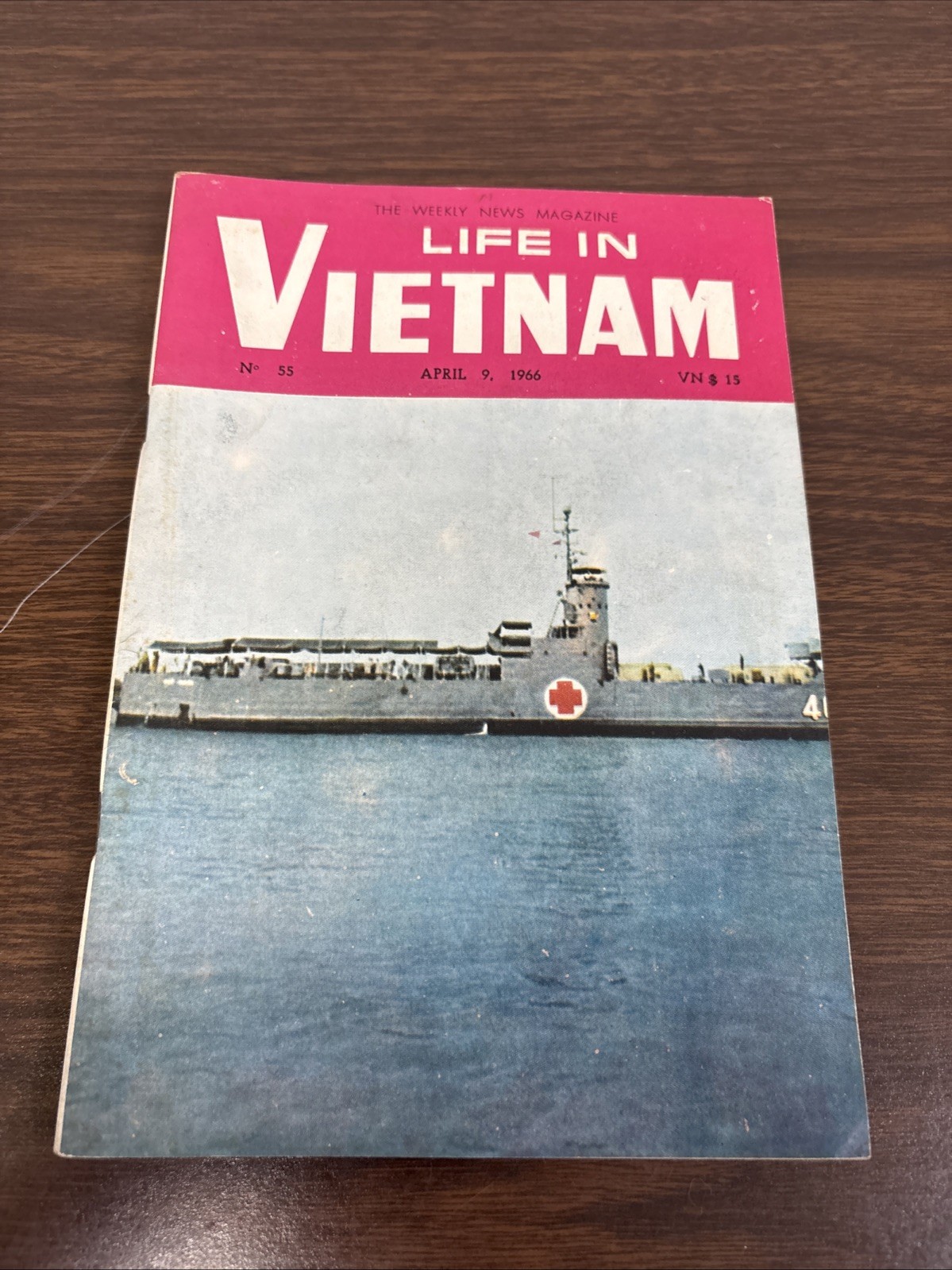 Rare 1966 Life In Vietnam No 55 Vietnam War Military Hospital Ship Saigon Rare 1966 Life In Vietnam No 55 Vietnam War Military Hospital Ship Saigon