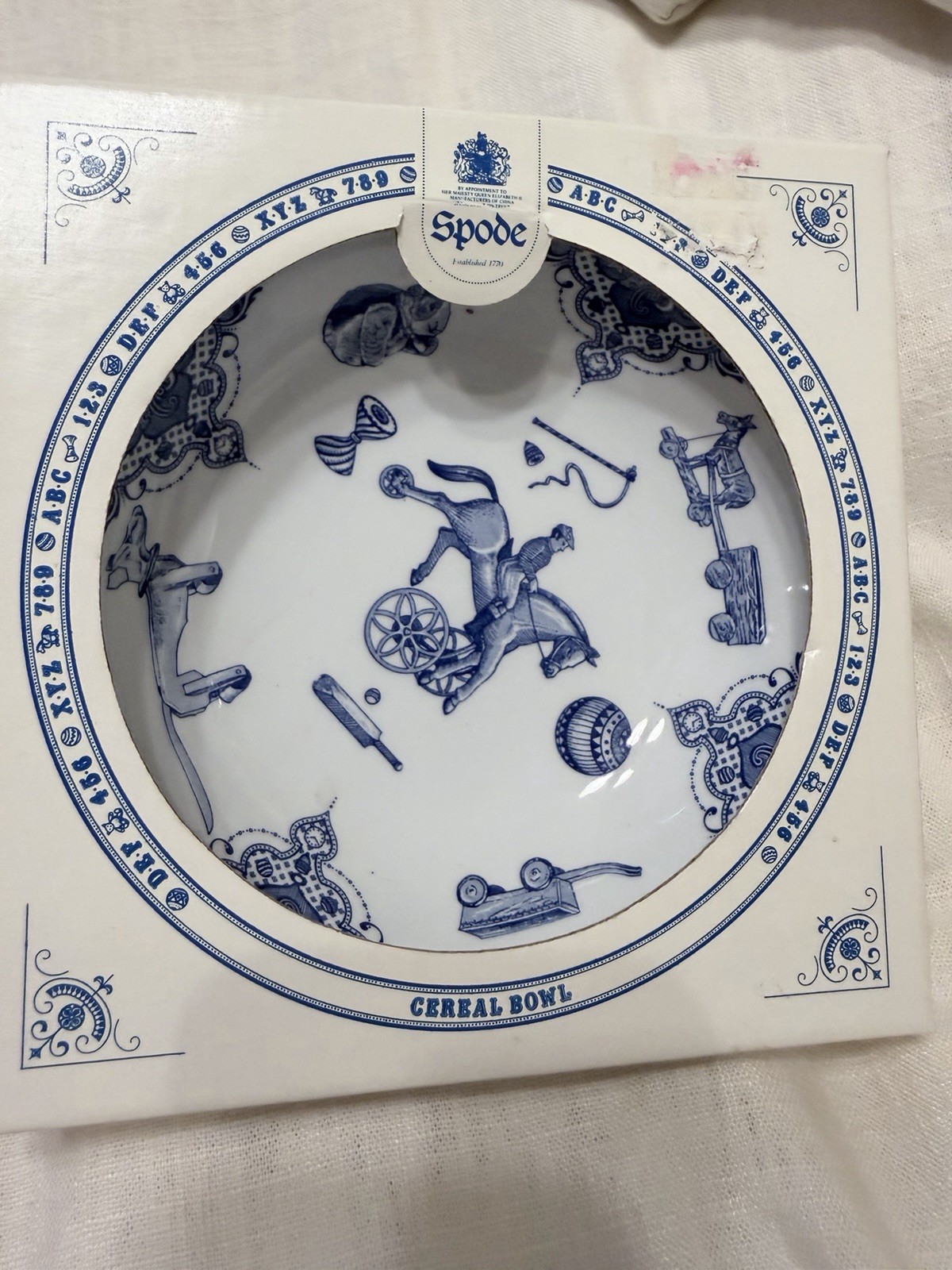 Spode Imperial Cereal 6.5” Bowl from the Edwardian Childhood Collection, In Box Spode Imperial Cereal 6.5” Bowl from the Edwardian Childhood Collection, In Box