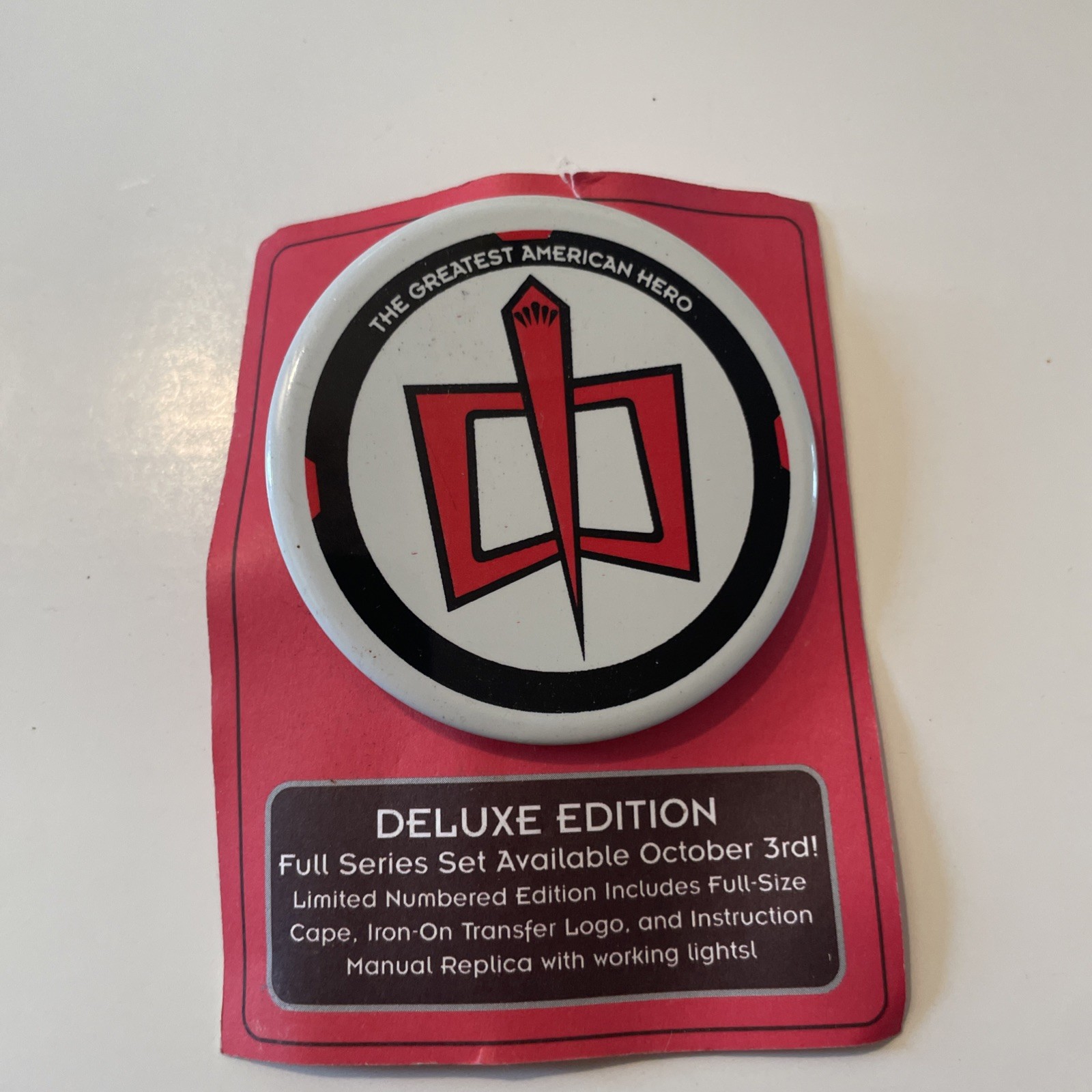 The Greatest American Hero/ Deluxe Edition Button The Greatest American Hero/ Deluxe Edition Button