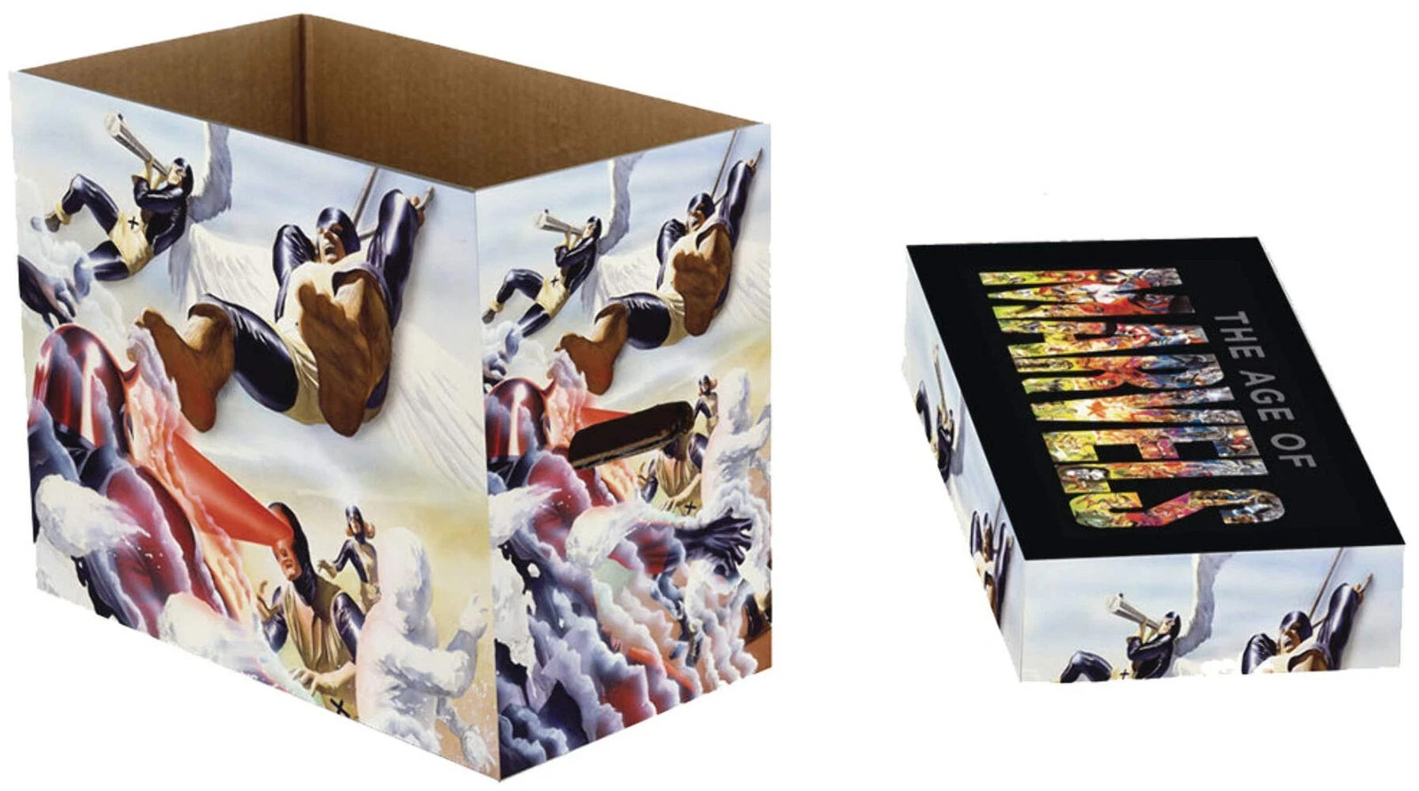 X_MEN RETRO GRAPHIC Comic Short Box Storage 15"x8"x12" Marvel Comics X_MEN RETRO GRAPHIC Comic Short Box Storage 15"x8"x12" Marvel Comics