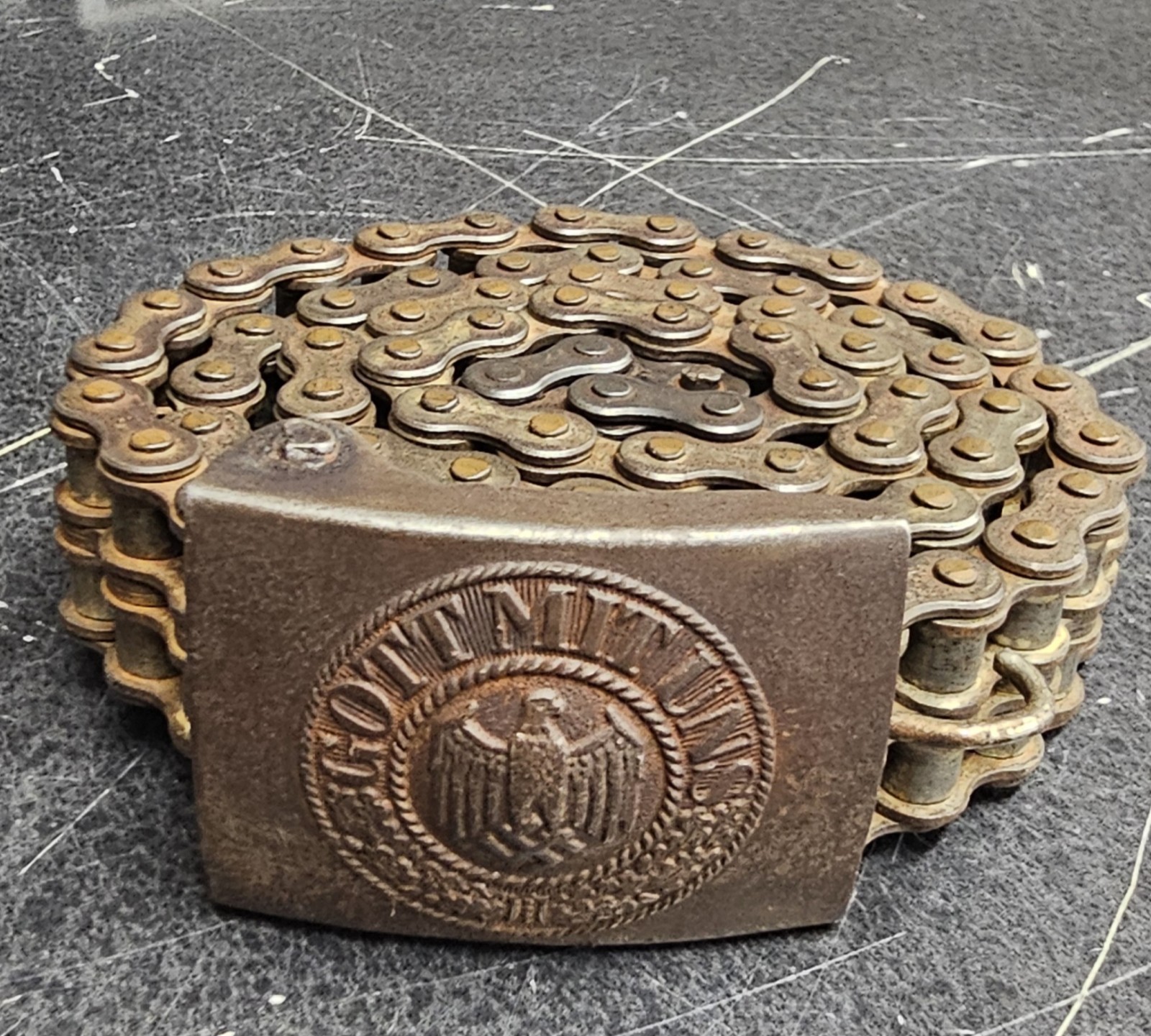 ORIGINAL WW1 Prussian Imperial German GOTT MIT UNS (GOD WITH US) Belt Buckle