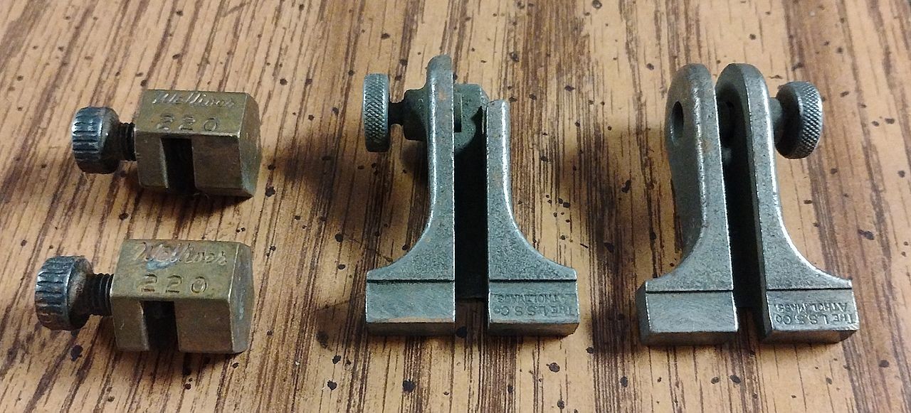 Pair of Antique - Vintage Carpenter's Stair Gauges Welliver 220 & L.S.S. No. 111 Pair of Antique - Vintage Carpenter's Stair Gauges Welliver 220 & L.S.S. No. 111
