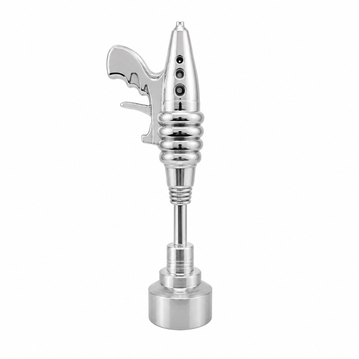 ULTRA RARE 1-of-1 Chrome Ray Gun Carb Cap Tool Custom Finish Titanium ULTRA RARE 1-of-1 Chrome Ray Gun Carb Cap Tool Custom Finish Titanium